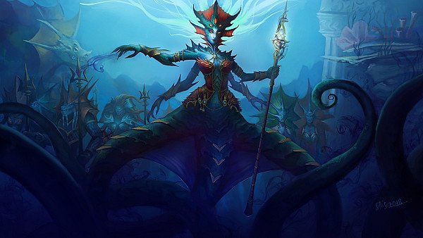 World Of Warcraft Queen Azshara 8k - hdwallpaper4k