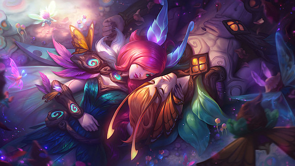 Xayah And Rakan League Of Legends 8k - hdwallpaper4k