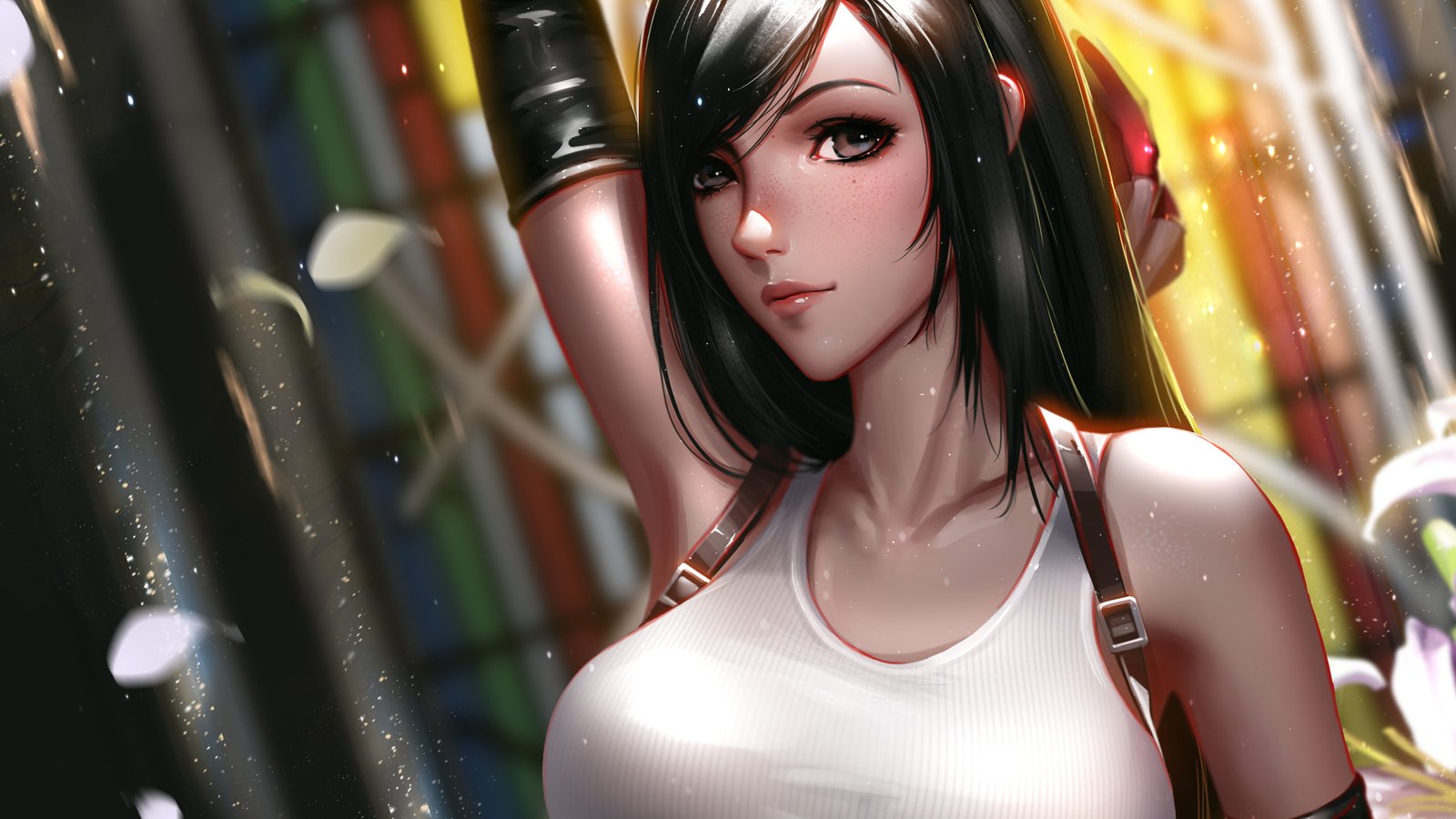 Tifa Final Fantasy Artwork 4k Wallpaper