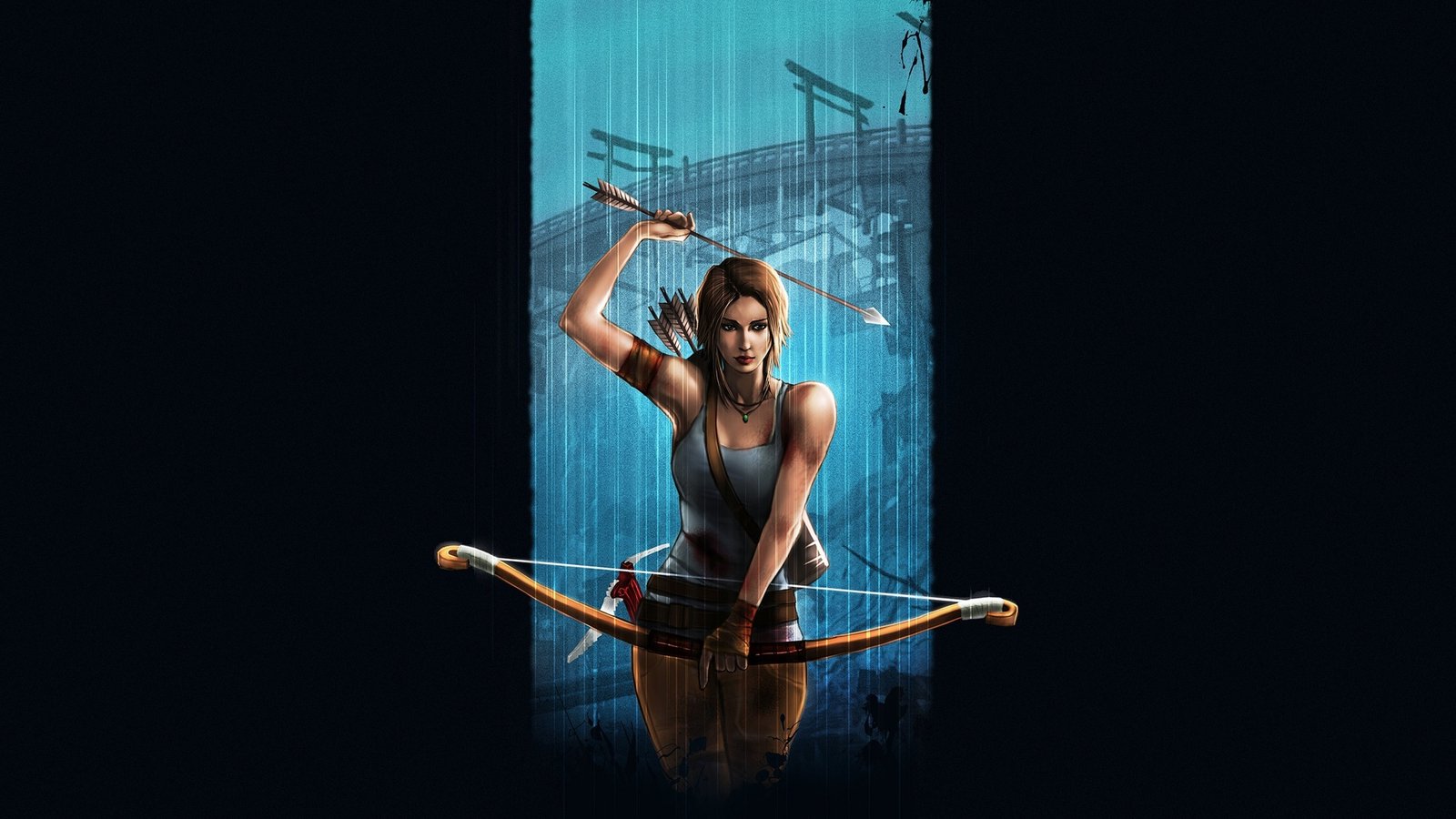 Tomb Raider Lara Croft Video Game Art Wallpaper