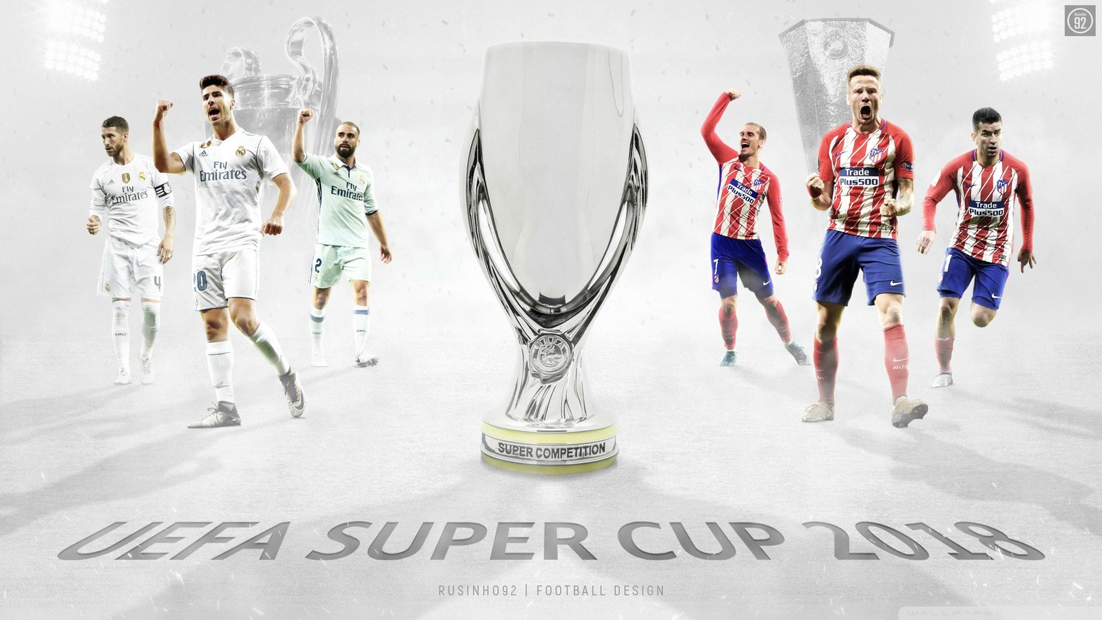 UEFA Super Cup Poster My Version Wallpaper