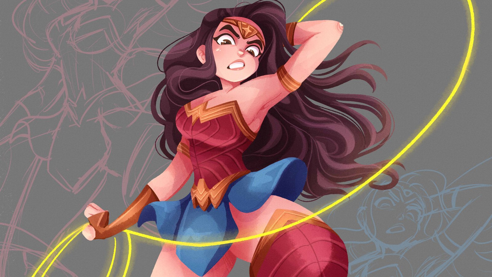 Wonder Woman Fanarts Wallpaper