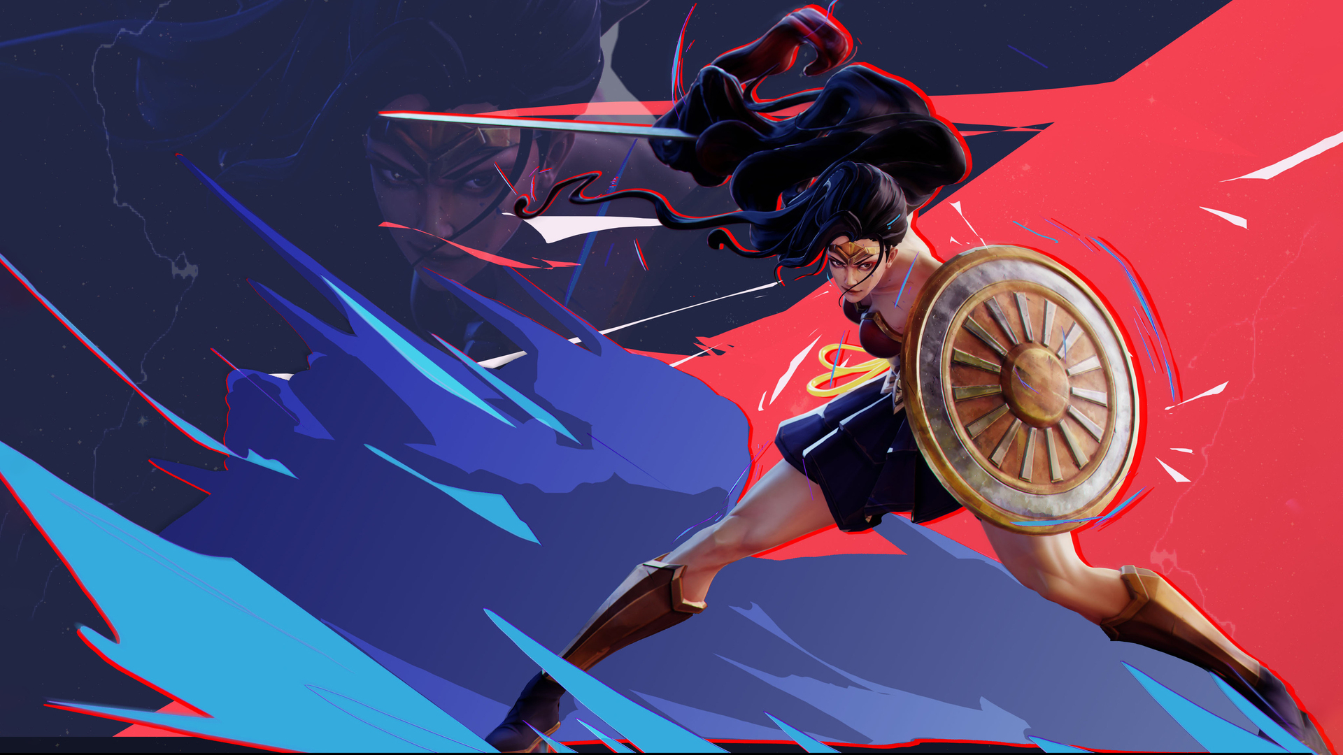 Wonder Woman In Valorant Zone Wallpaper