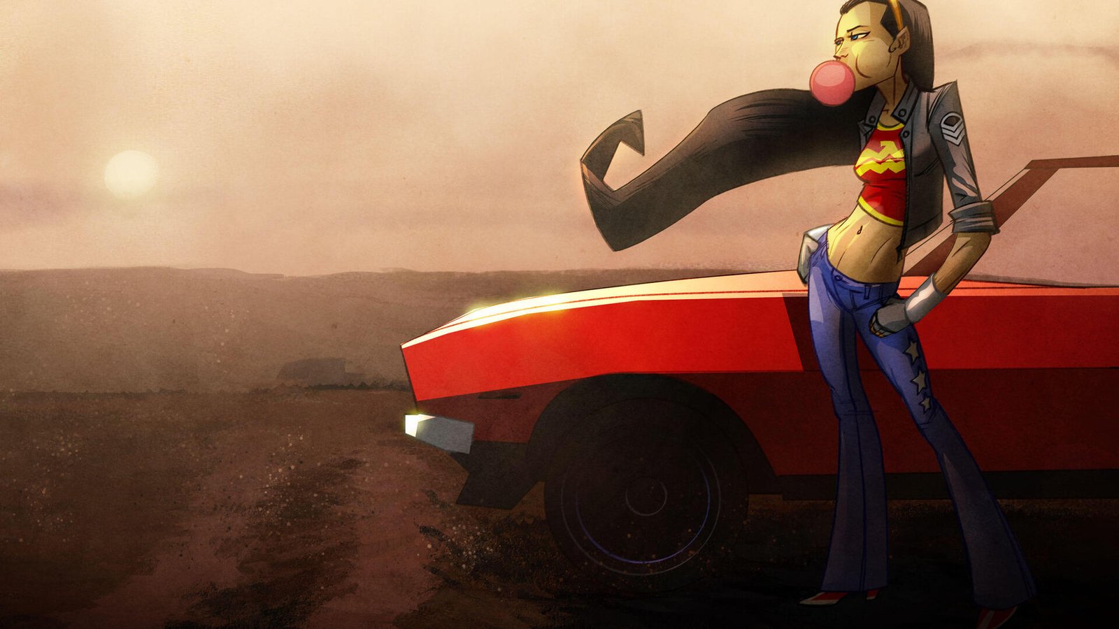 Wonder Woman The Riverside Wallpaper