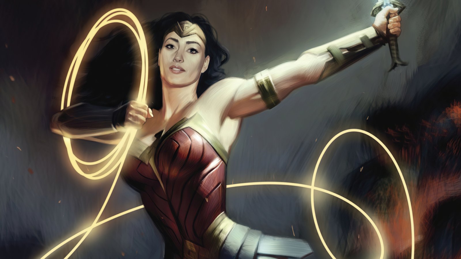 Wonder Woman With Powers 4k Wallpaper