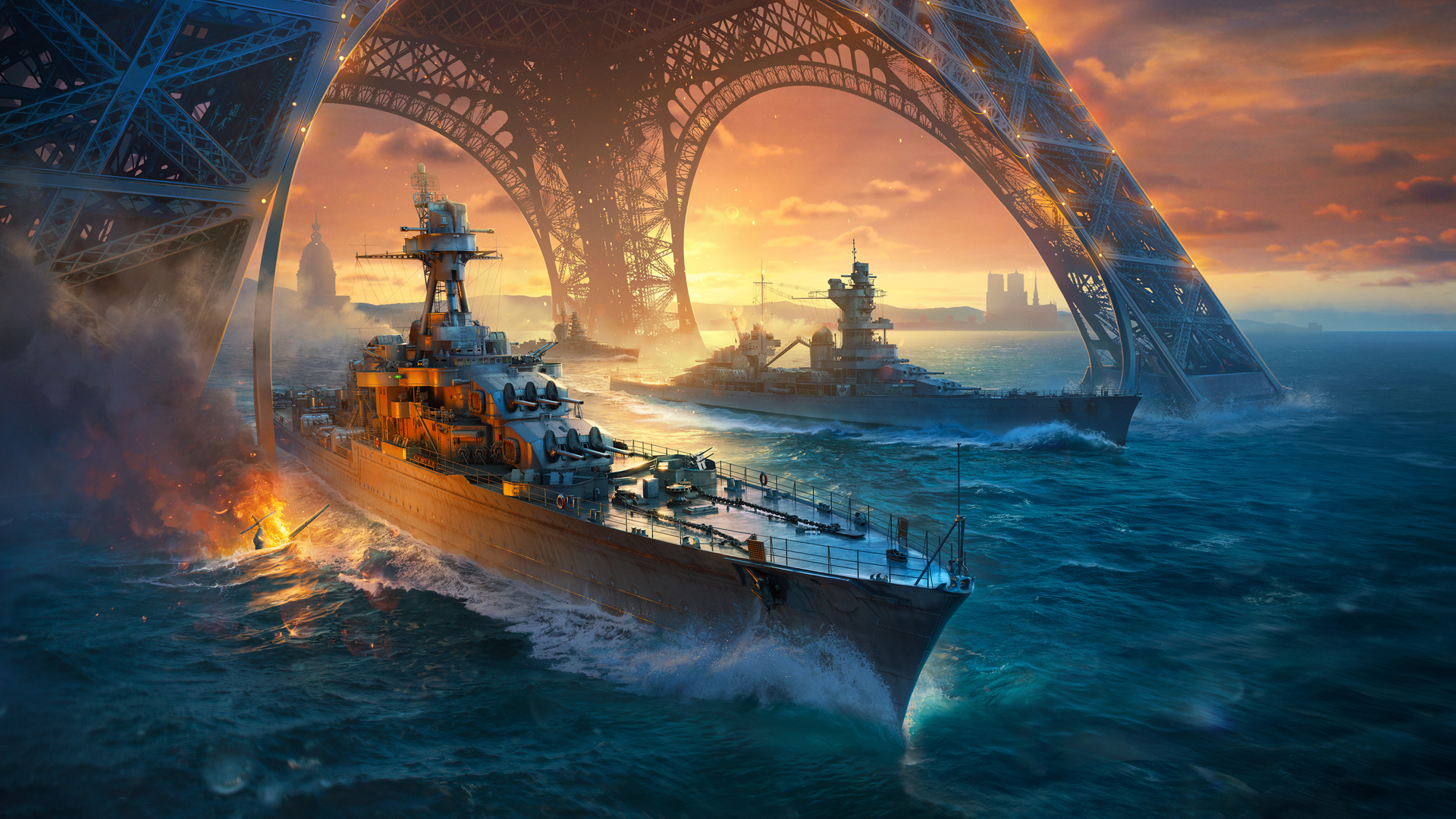 World Of Warships Game 4k Wallpaper