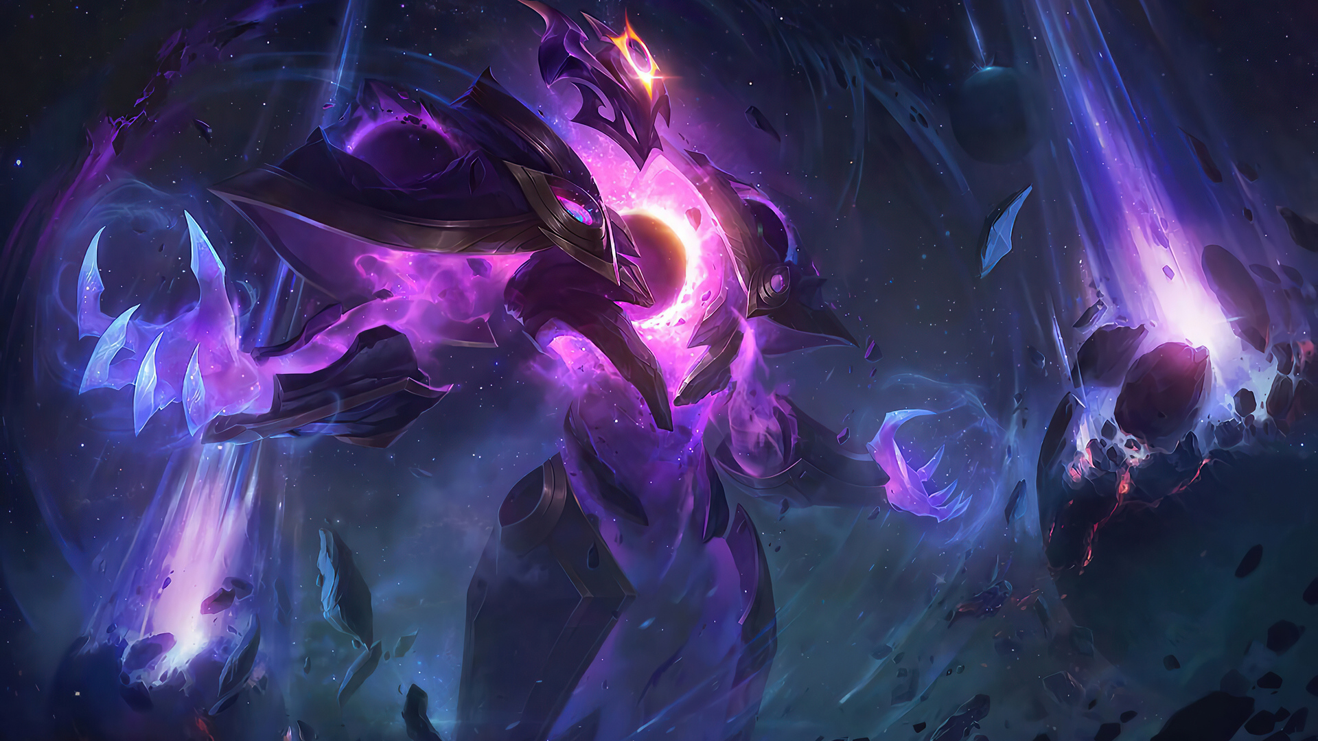 Xerath Dark Star League Of Legends Wallpaper