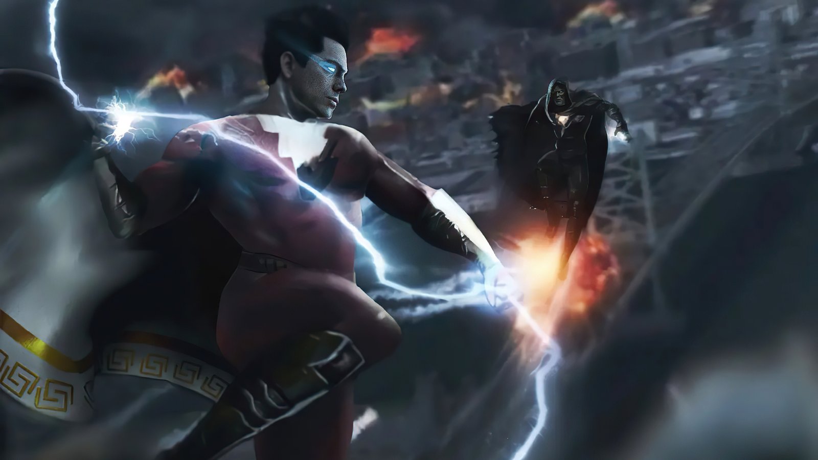 Zachary Levi Concept Art Shazam Wallpaper